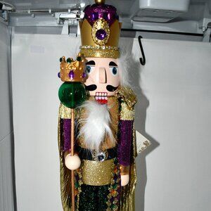 Trimsetter 24" Mardi Gras Collection Nutcracker Figurine #T25MGR001HD NWT